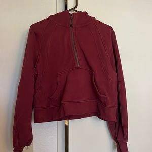 Lululemon Red Half Zip Jacket